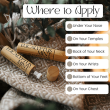 Load image into Gallery viewer, Eucalyptus Mint Bamboo Roller