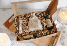 Load image into Gallery viewer, Gift Set - Pillow Spray, Relax Roller, Oatmeal Soak &amp; Rose Test Tubes
