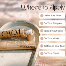 Load image into Gallery viewer, Calm Essential Oil Bamboo Roller
