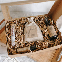 Load image into Gallery viewer, Gift Set - Pillow Spray, Relax Roller, Oatmeal Soak &amp; Rose Test Tubes
