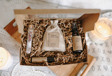 Load image into Gallery viewer, Gift Set - Pillow Spray, Relax Roller, Oatmeal Soak &amp; Rose Test Tubes
